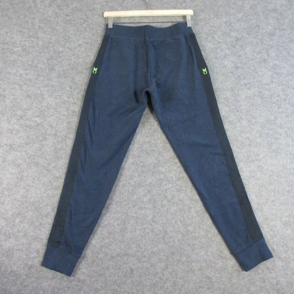 Dudley Stephens Women's Terry Fleece Jay Joggers Activewear Pants Navy XS 248 - Picture 2 of 14